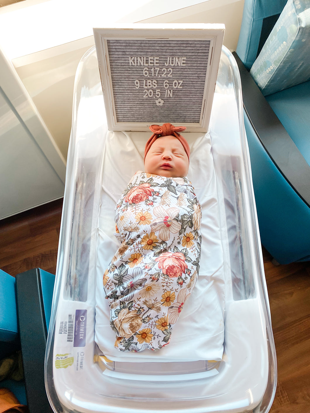 Vintage Floral Swaddle